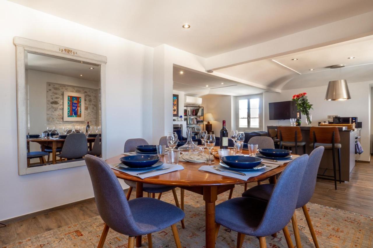 Charmant Appartement Spacieux Pour 6P Vue Mer Vieil Antibes Buitenkant foto