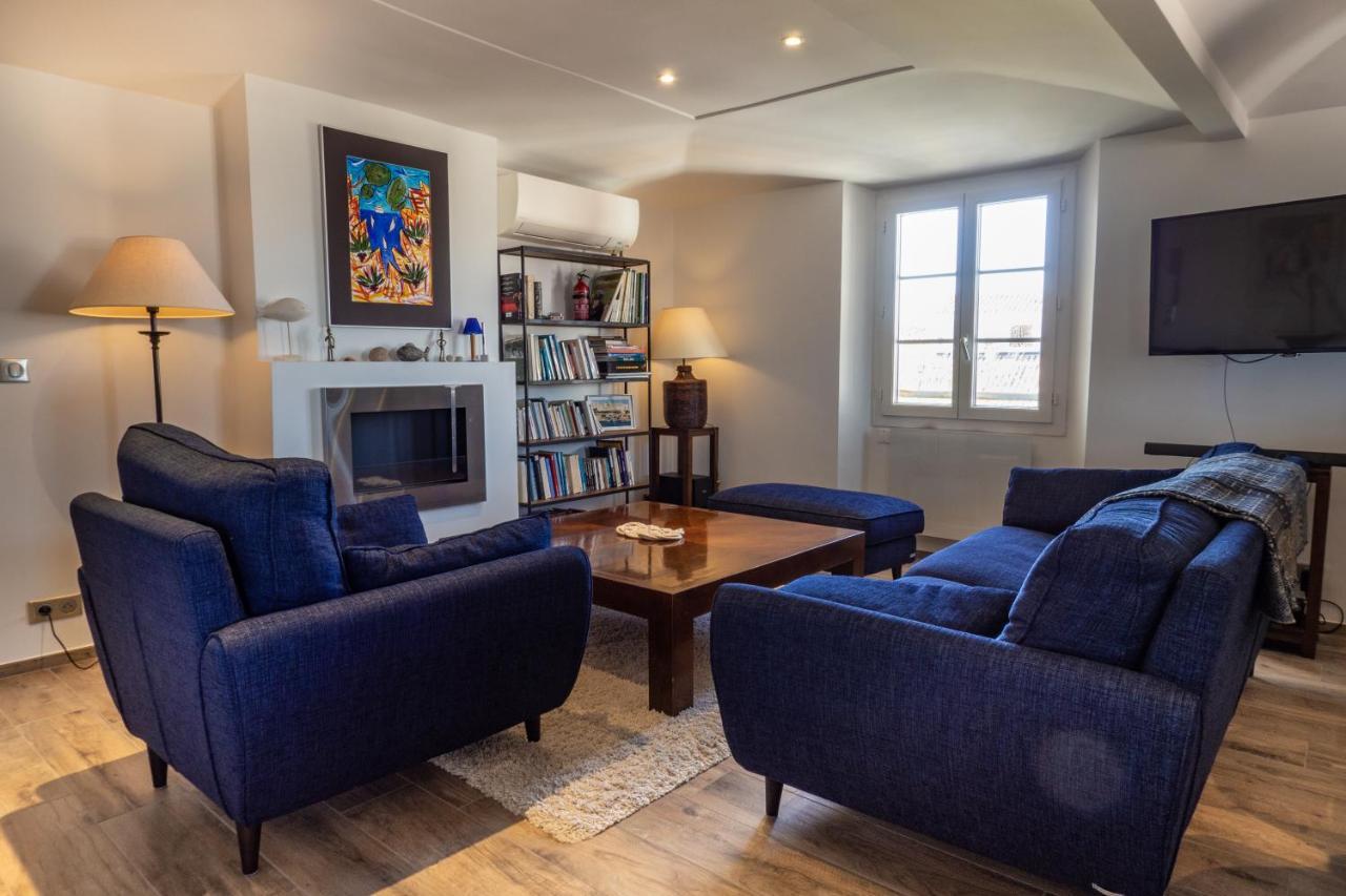 Charmant Appartement Spacieux Pour 6P Vue Mer Vieil Antibes Buitenkant foto