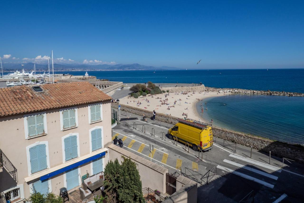 Charmant Appartement Spacieux Pour 6P Vue Mer Vieil Antibes Buitenkant foto